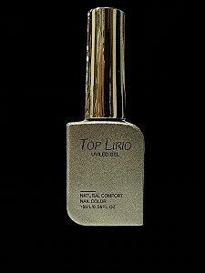 Esmalte Em Gel Dourado Champanhe Top Lirio 18ml Led Uv