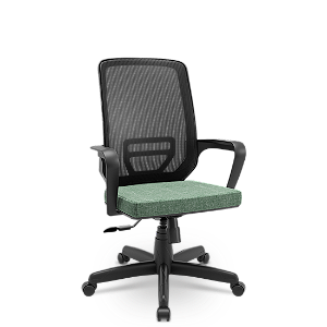 Cadeira Presidente Adrix Plaxmetal Encosto Tela Base Standard Relax Assento Concept