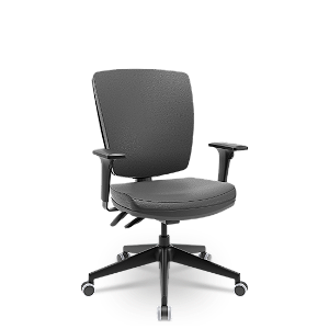 Cadeira Plaxmetal Altrix Alta Base Italia Back System Vinil