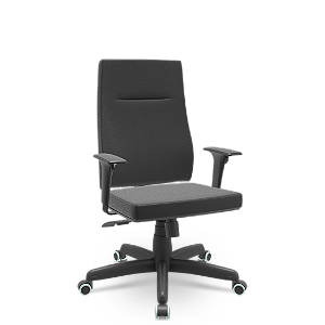 Cadeira Presidente Izzi Plaxmetal Base Standard com Relax em Vinil