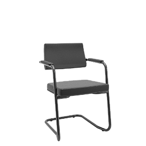 Cadeira Plaxmetal Izzi Fixa Aproximação S em Vinil