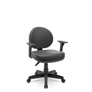 Cadeira Executiva Plaxmetal Operativa Plus Com Lamina Braços Reguláveis em Vinil