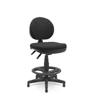 Cadeira Caixa Operativa Executiva Ergonômica NR17 Back System Em Tecido Poliéster