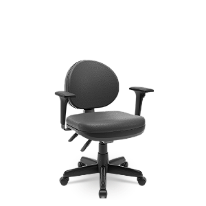 Cadeira Executiva Operativa Plus Plaxmetal Back System NR17 Em Vinil