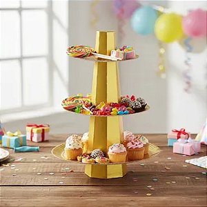 Baleiro Papelão Laminado 3 Andares Amarelo - ULTRAFEST