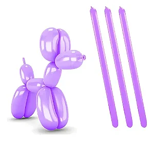 BALAO CANUDO LILAS 260 C/25 - PIC PIC