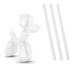 BALAO CANUDO BRANCO 260 C/25 - PIC PIC