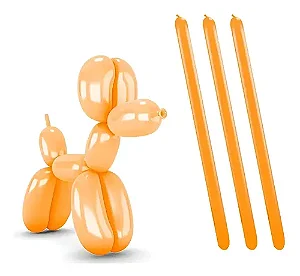 BALAO CANUDO LARANJA 260 C/25 - PIC PIC