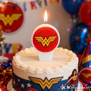 Vela Plana Mulher Maravilha Festcolor