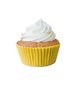 Forminha de Cupcake com 45 Amarela Bax