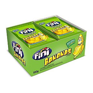 Bala Gelatina 15g Bananas c/12 - Fini