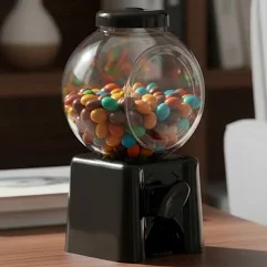 Baleiro Candy Machine c/6 Preto - Rofida