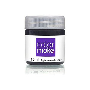 Tinta Facial Liquida 15Ml Preta Colormake