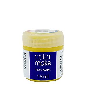 Tinta Facial Liquida 15Ml Amarela Colormake
