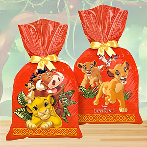 Sacola Plástica O Rei Leão - Regina Festas