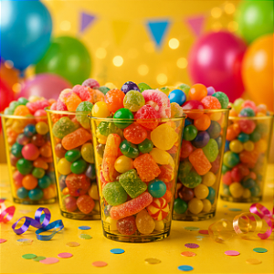 Copo Doces Ceia 10Ml Amarelo C/50 Plural