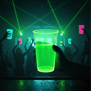 Copo Neon Verde 300ml C/50 Copaza