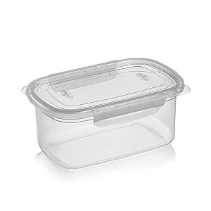 POTE RETANGULAR 2,2L ALTO COM TRAVAS - NITRONPLAST
