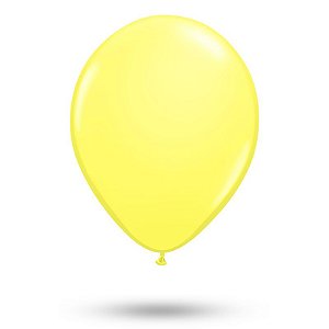BALAO AMARELO NEON 9 POLEGADAS C/25 - SAO ROQUE