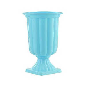 Vaso Decorativo Romano Azul Bebe Mirandinha