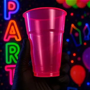 Copo Neon Rosa 300ml C/50 Copaza