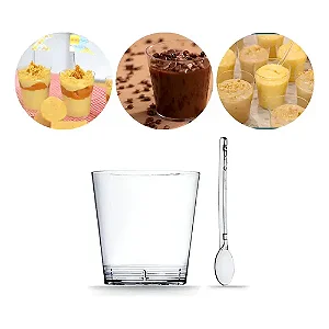 Copo Doces Ceia 10Ml Cristal C/50 Plural