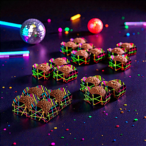 Porta Forminha Neon com 40 Festcolor