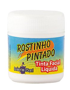 TINTA FACIAL 15ML BRANCA - ROSTINHO PINTADO