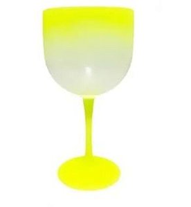 Taca Gin Degrade Neon Amarela Mk Plasticos