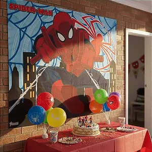 Painel TNT Cenário Homem-Aranha Piffer