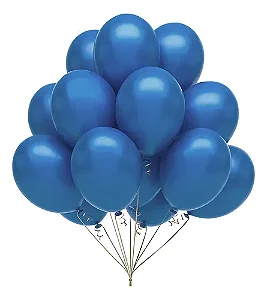BALAO AZUL CELESTE 9 POLEGADAS C/50 - HAPPY DAY