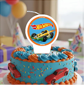 Vela Plana Hot Wheels - Festcolor