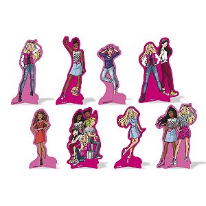 Decoracao Mesa Barbie C/8 Festcolor