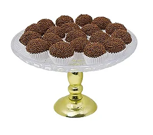 Suporte Doce Luxo 23cm Dourado Mirandinha