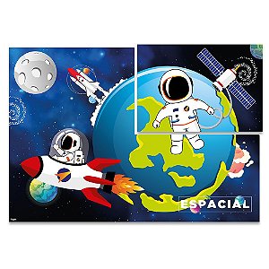 Painel 126X88Cm Espacial Regina