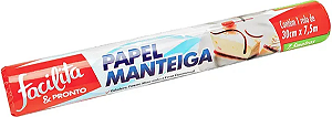 PAPEL MANTEIGA 30CMX7,5M - FACILITA