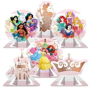 Decoracao Mesa Princesas Disney C/6 Regina