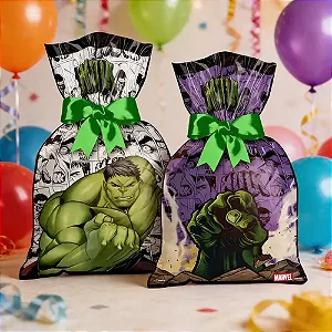 Sacola Plástica Hulk Core c/8 - Regina