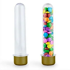Tubete 13cm Dourado - Plast Qualy