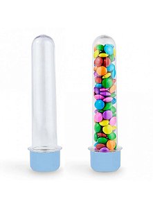 Tubete 13cm Azul Bebê - Plast Qualy