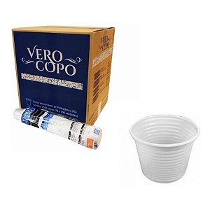 Copo Café Biodegradável 50ml Branco 100 unidades