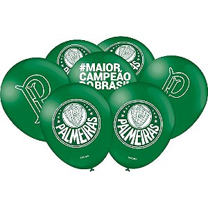 Balão 9 Dec Palmeiras 2023 c/25 verde - Festcolor