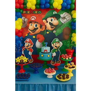 Painel TNT Cenário Super Mario - Festcolor