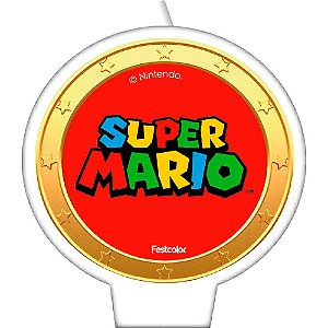 Vela Plana Super Mario - Festcolor