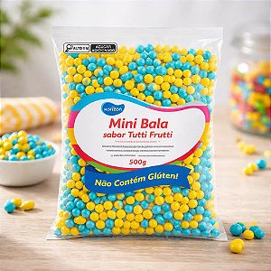 Mini Bala 500G Azul/Amarela - Horizon