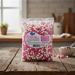 Mini Bala 500G Rosa/Branca - Horizon