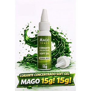 Corante Soft Gel 15G Verde Seco - Mago