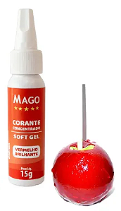 Corante Soft Gel 15G Vermelho Brilhante - Mago