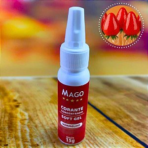 Corante Soft Gel 15G Vermelho - Mago