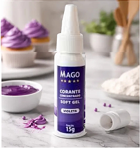 Corante Soft Gel 15G Violeta - Mago